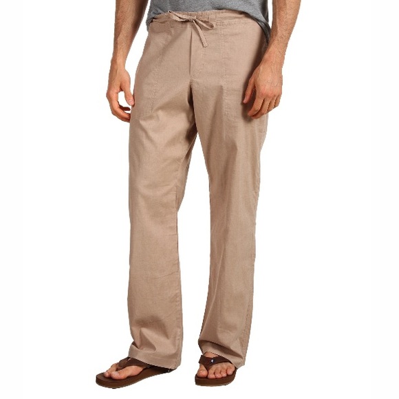 Prana Other - Prana Men’s Natural Sutra Tan Khaki Hemp Pants